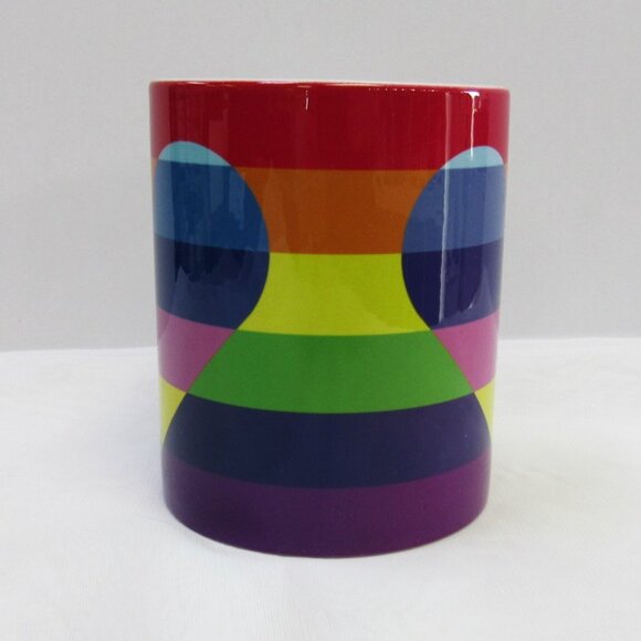 NEW Ceramic Coffee Mug Boxed Pride Heart Rainbow Design Gift - Picture 3 of 4